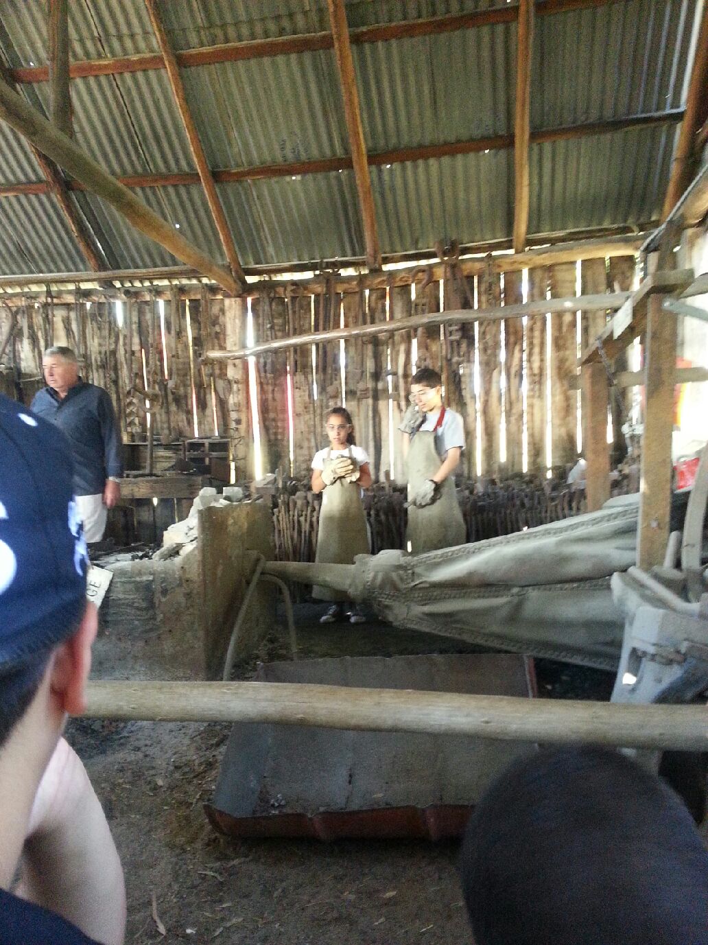 At the Blacksmith.